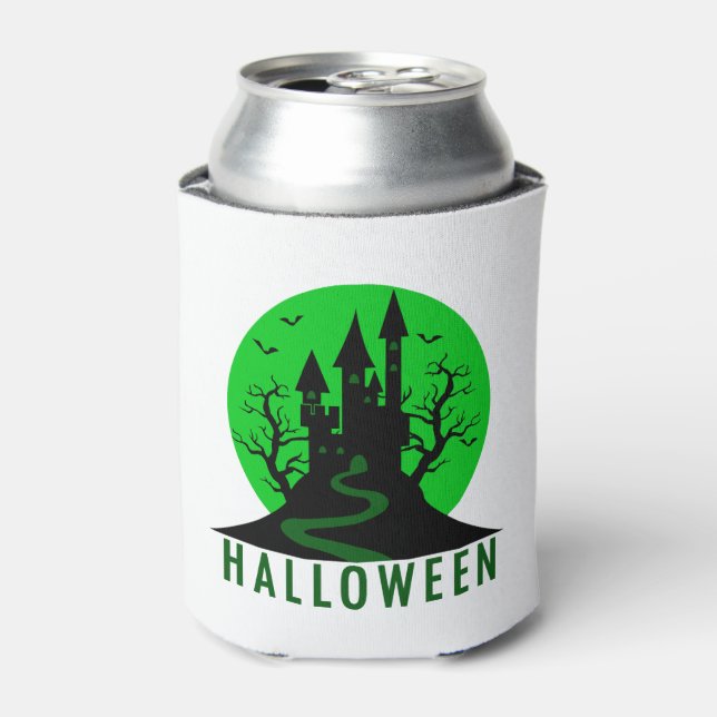 HALLOWEEN CASTLE CAN COOLER (Can Front)