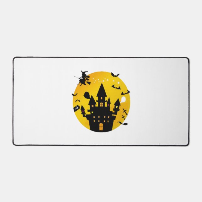 Halloween castle  desk mat (Front)