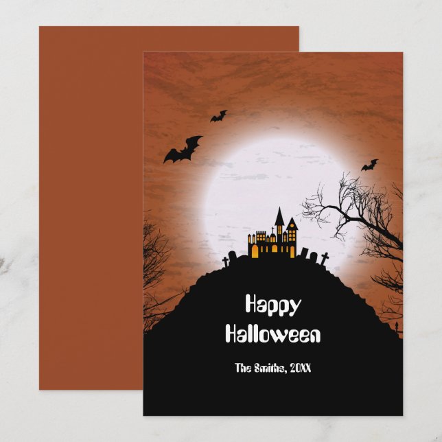 Halloween Castle Moon Halloween (Front/Back)