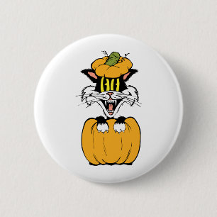 Halloween Cat 2 Inch Round Button