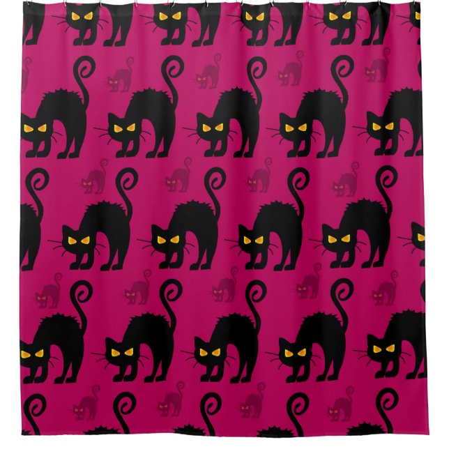 Halloween Cat: Abstract Seamless Pattern (Front)