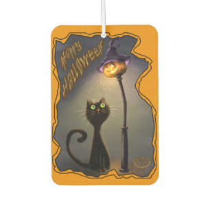Halloween cat  air freshener