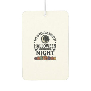 Halloween Cat Black Cats Pumpkins Vintage Funny_1 Air Freshener