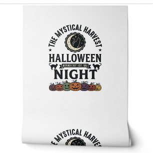 Halloween Cat Black Cats Pumpkins Vintage Funny_1 Wallpaper