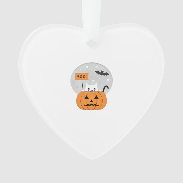 Halloween  Cat  Boo  Illustration Classic T-Shirt (devant)