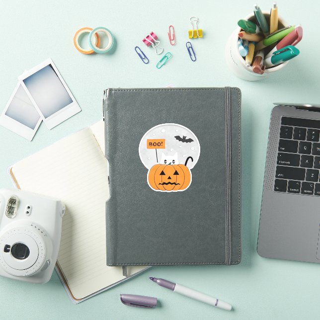 Halloween  Cat  Boo  Illustration Classic T-Shirt (iPad Cover)