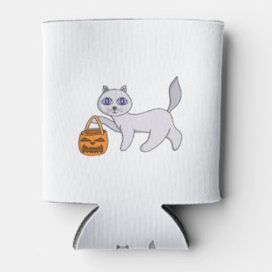 Halloween Cat Can Cooler