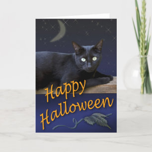 Halloween Cat Card