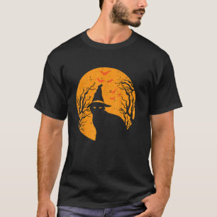 Halloween Cat, Cat Lover, Black Cat, Boo, Funny Ha T-Shirt