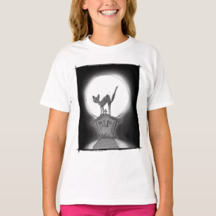 Halloween Cat Childrens Tee
