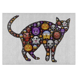 HALLOWEEN CAT CUTTING BOARD