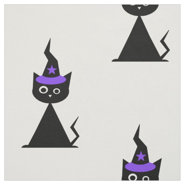 + Halloween Cat + Fabric (Swatch)