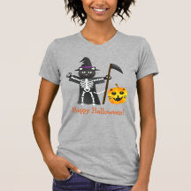 Halloween Cat Grim Reaper