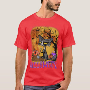 Halloween Cat Halloween Costume T-Shirt