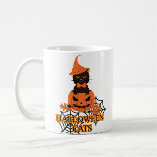 Halloween Cat (Happy Halloween , Gift for family ) Coffee Mug