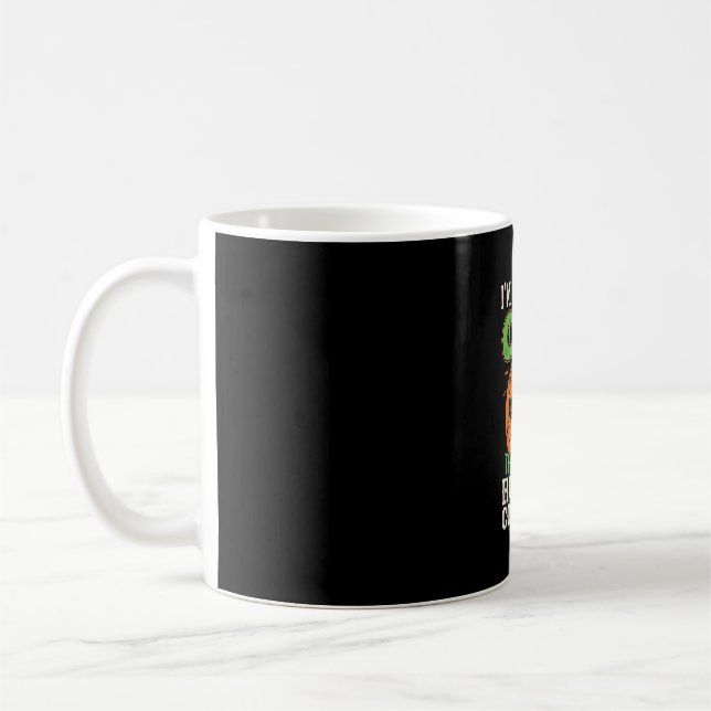 Halloween Cat Human Costume Funny Design Coffee Mug (Left)