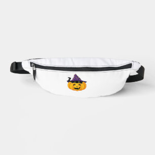 Halloween Cat in Pumpkin � Cute Black Kitten Stick Fanny Pack