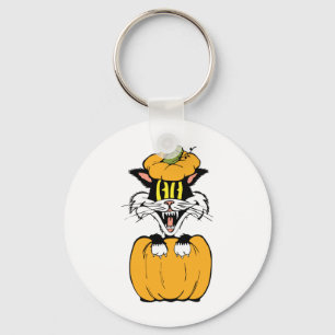 Halloween Cat Keychain