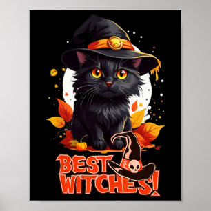 Halloween Cat Lovers Funny Spooky Halloween Scary Poster