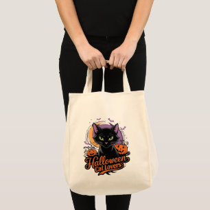 Halloween Cat Lovers  Tote Bag
