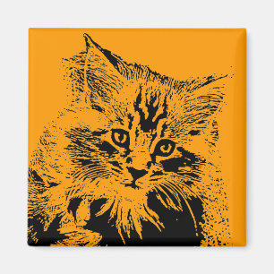 Halloween Cat magnet