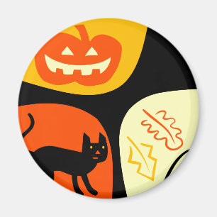 Halloween Cat Magnet