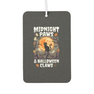Halloween Cat Moon Mischief Air Freshener