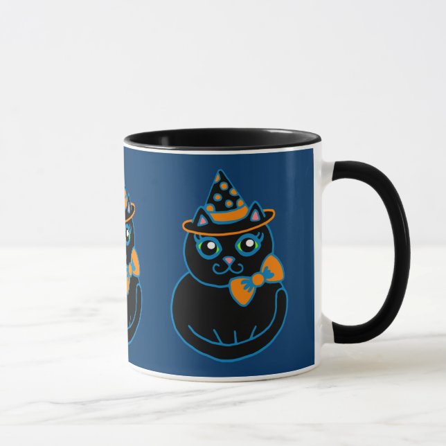Halloween Cat Mug (Right)