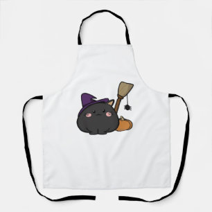 Halloween Cat Oversized T-Shirt Apron