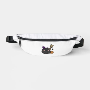 Halloween Cat Oversized T-Shirt Fanny Pack