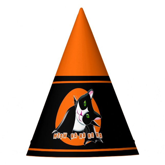 Halloween Cat Party Hat (Front)
