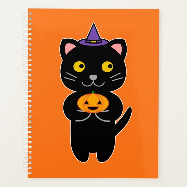 Halloween Cat Planner (Front)