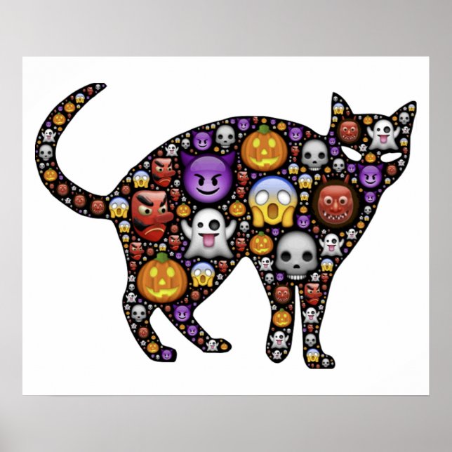 HALLOWEEN CAT POSTER (Front)