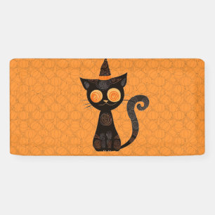 Halloween/cat/pumpkin/fall  banner