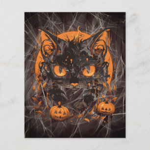 Halloween cat pumpkins
