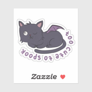 Halloween Cat Pun: Too Cute to Spook