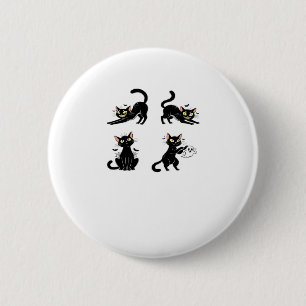 Halloween Cat  Spooky and Stylish Feline-Inspired  2 Inch Round Button