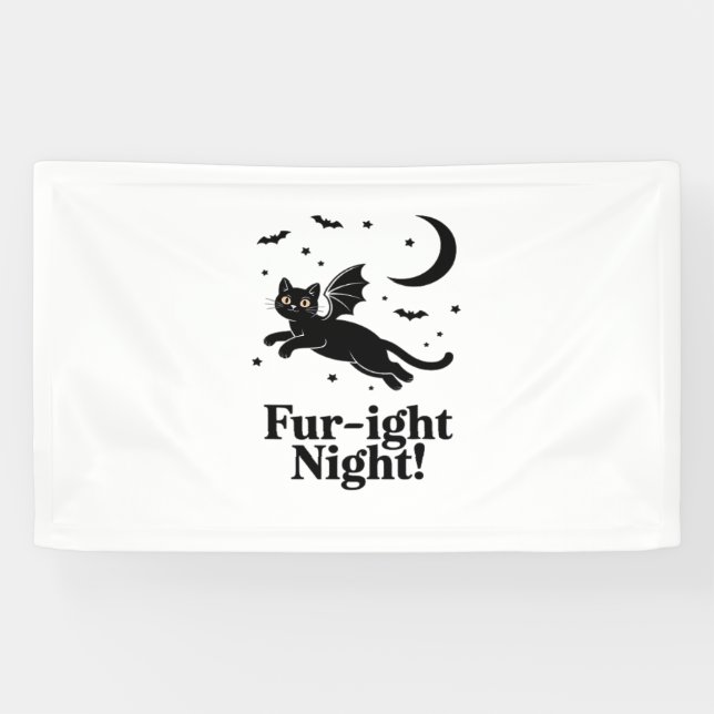 Halloween Cat  Spooky and Stylish Feline-Inspired  Banner (Horizontal)