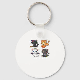 Halloween Cat  Spooky and Stylish Feline-Inspired  Keychain