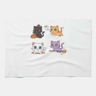 Halloween Cat Spooky and Stylish Feline-Inspired Kitchen Towel