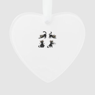 Halloween Cat  Spooky and Stylish Feline-Inspired  Ornament