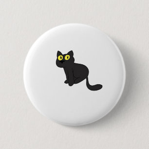Halloween Cat Spooky and Stylish Feline-Inspired S 2 Inch Round Button