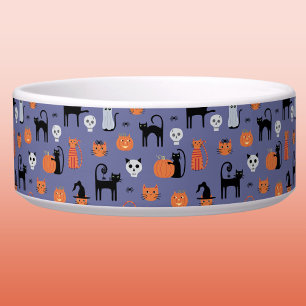 Halloween Cat Spooky Fun Pet Bowl