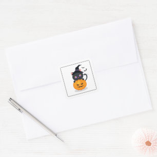 Halloween Cat Stickers