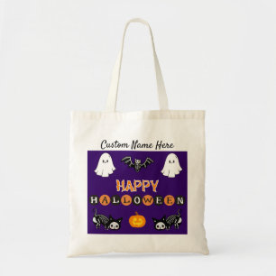Halloween Cat Tote Bag - Personalize