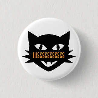 Halloween Cat Trick or Treat Button