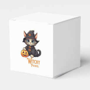 Halloween Cat Witchy Paws Favor Box