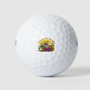 HALLOWEEN CATS AND COSTUMES GOLF BALLS