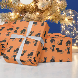 Halloween cats and Wrapping Paper