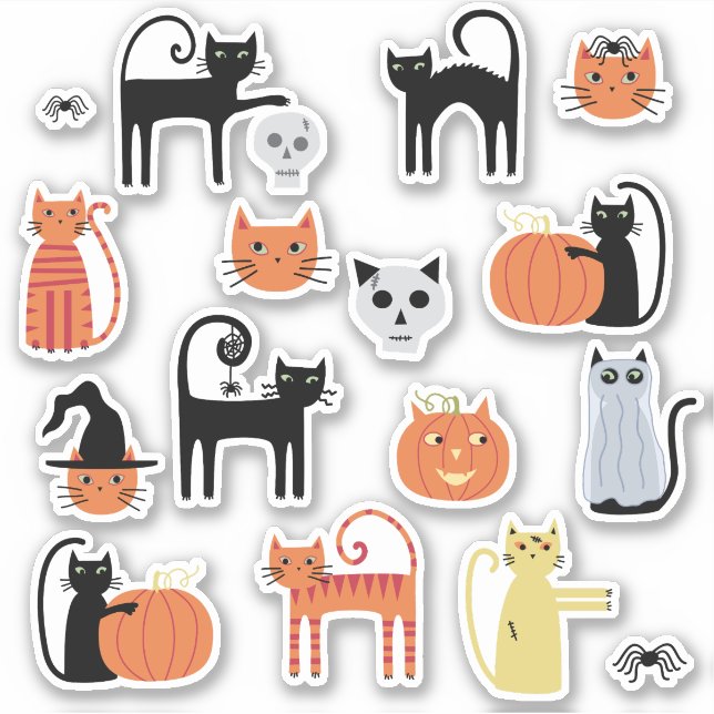 Halloween Cats Cute (Front)